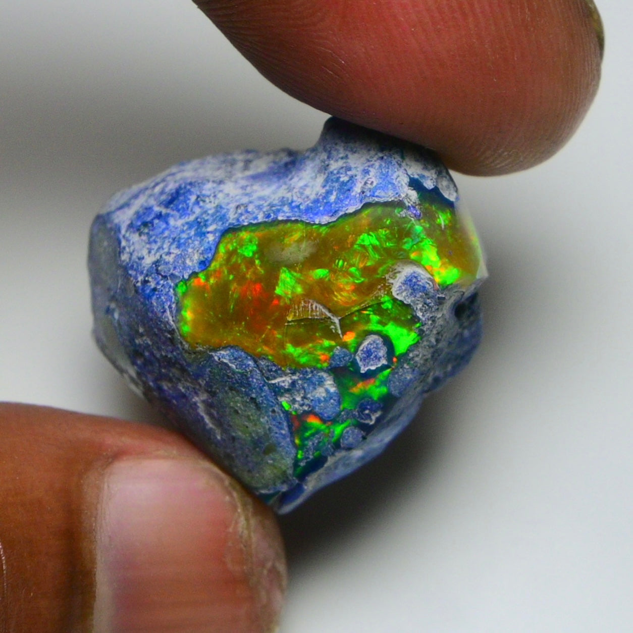 Rare Black Opal 38.75 Carats | Natural Black Ethiopian Opal Rough - Ready for Cutting & Jewelry!