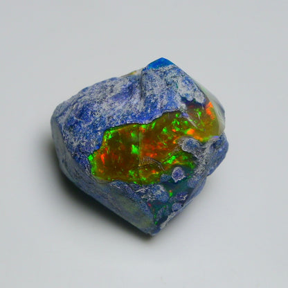 Rare Black Opal 38.75 Carats | Natural Black Ethiopian Opal Rough - Ready for Cutting & Jewelry!