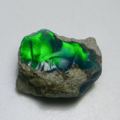 Black Opal 9.00 Carats | Natural Black Ethiopian Opal Rough - Ready for Cutting & Jewelry!