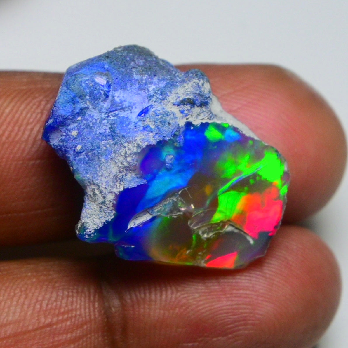 Rare Black Opal 23.55 Carats | Natural Black Ethiopian Opal Rough - Ready for Cutting & Jewelry!