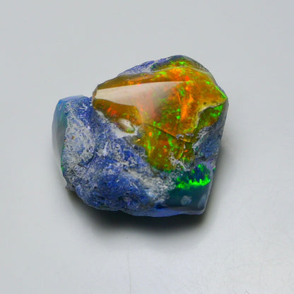 Rare Black Opal 38.75 Carats | Natural Black Ethiopian Opal Rough - Ready for Cutting & Jewelry!