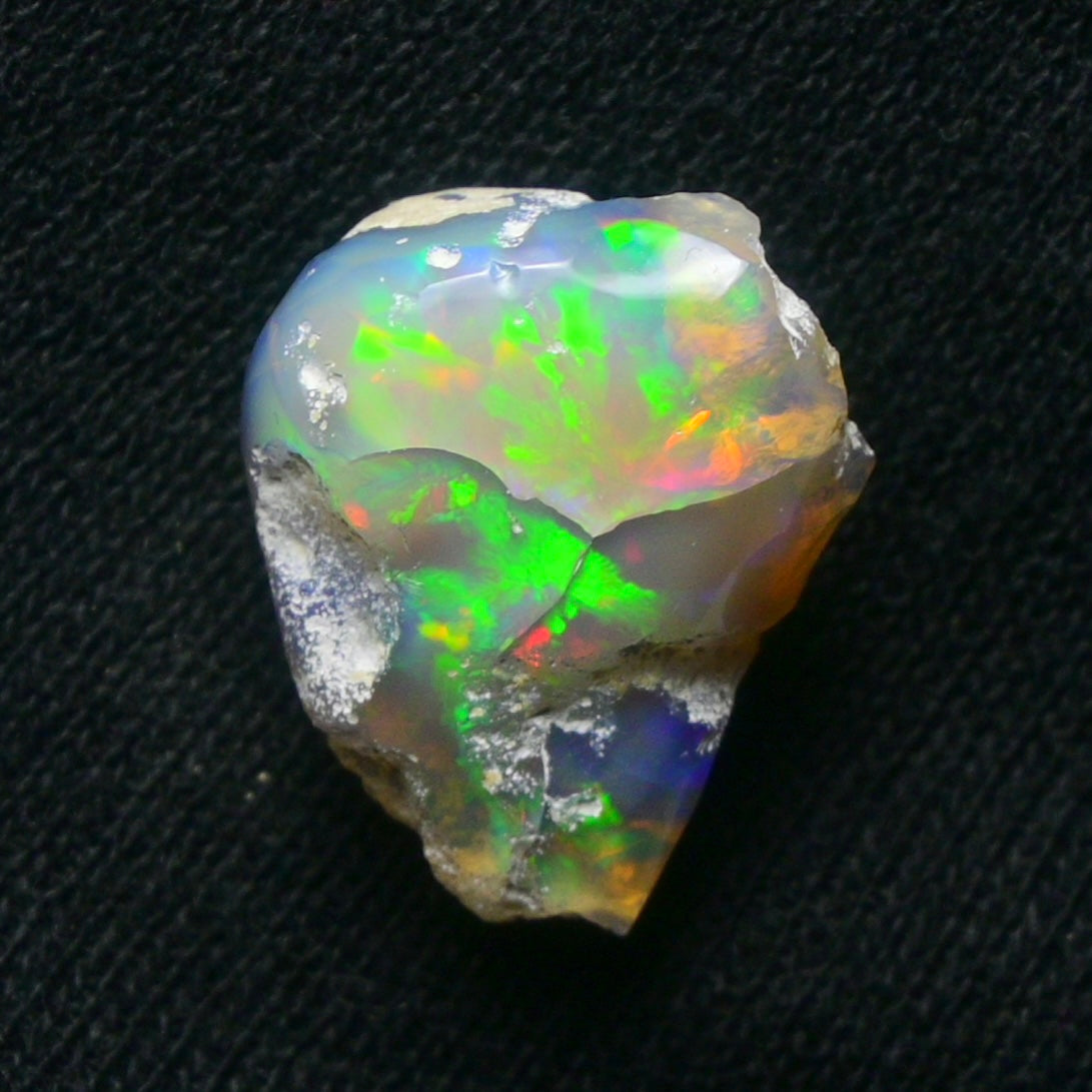 White Opal 15.00 Carats | Natural White Ethiopian Opal Rough - Ready for Cutting & Jewelry!