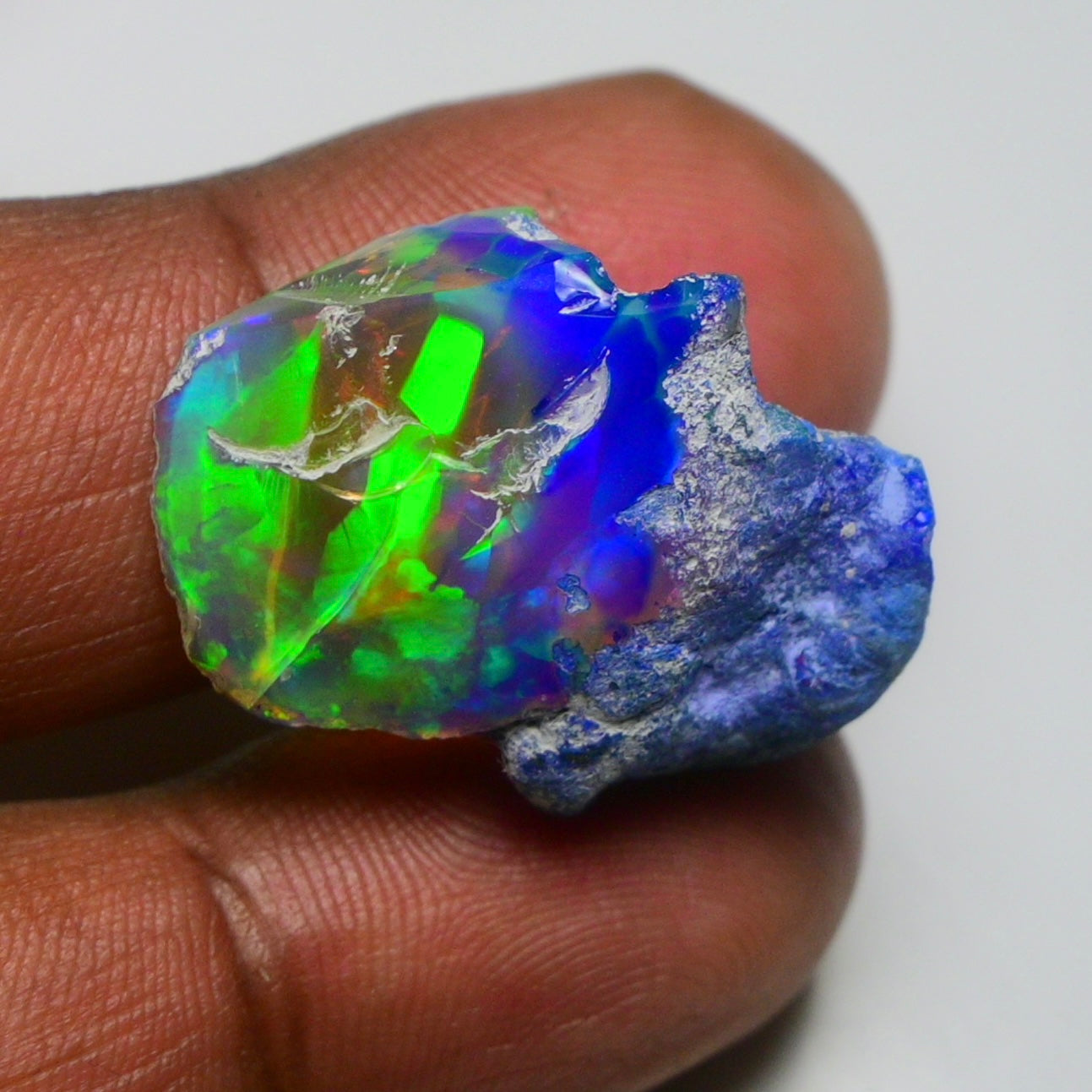 Rare Black Opal 23.55 Carats | Natural Black Ethiopian Opal Rough - Ready for Cutting & Jewelry!