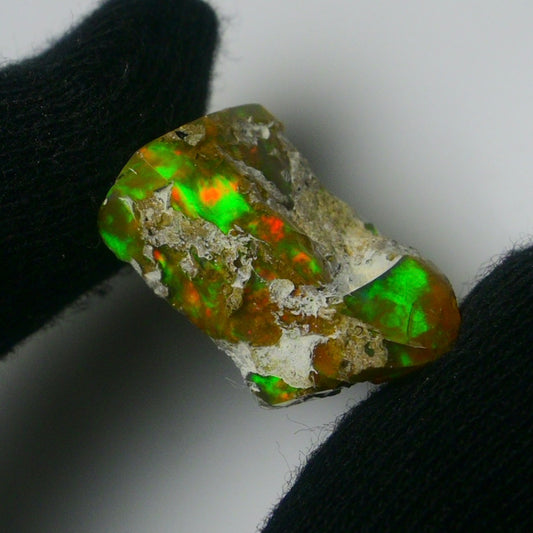 White Opal 17.25 Carats | Natural White Ethiopian Opal Rough - Ready for Cutting & Jewelry!