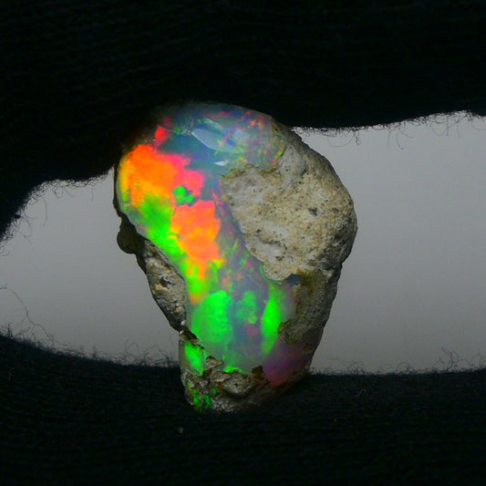 White Opal 11.45 Carats | Natural White Ethiopian Opal Rough - Ready for Cutting & Jewelry!