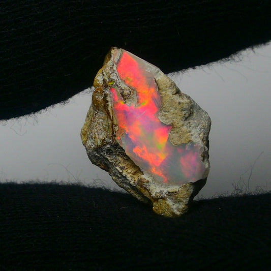 White Opal 9.15 Carats | Natural White Ethiopian Opal Rough - Ready for Cutting & Jewelry!