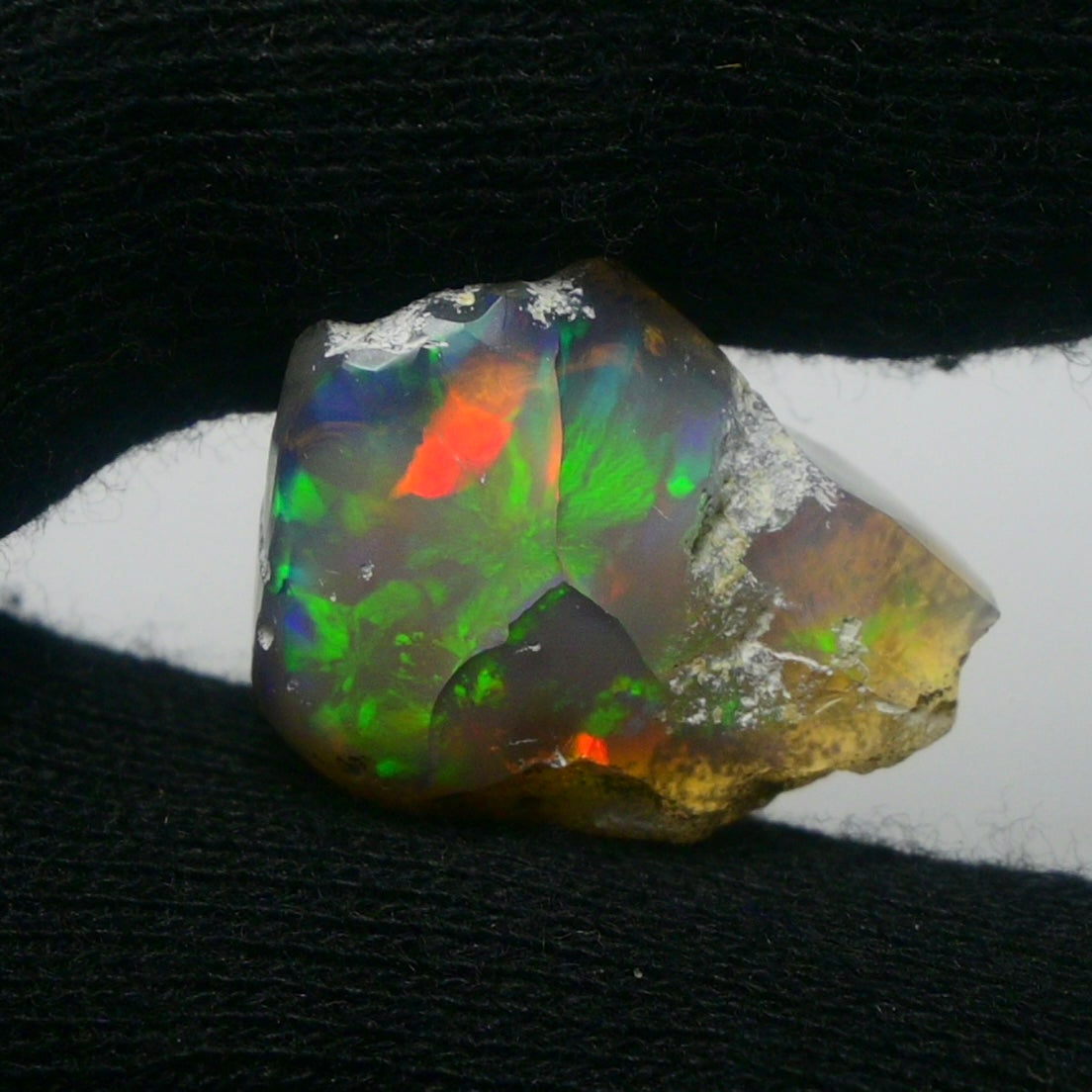White Opal 15.00 Carats | Natural White Ethiopian Opal Rough - Ready for Cutting & Jewelry!