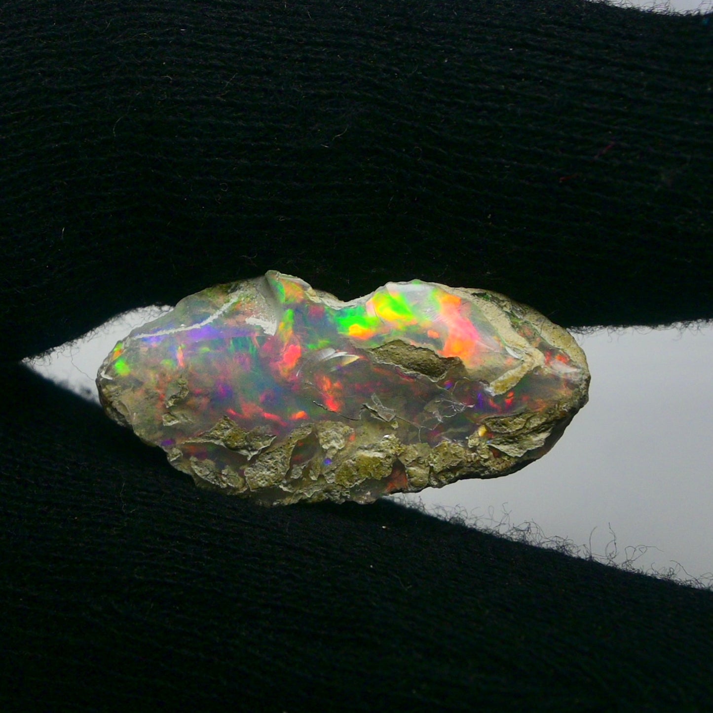 White Opal 10.60 Carats | Natural White Ethiopian Opal Rough - Ready for Cutting & Jewelry!