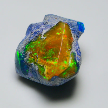 Rare Black Opal 38.75 Carats | Natural Black Ethiopian Opal Rough - Ready for Cutting & Jewelry!