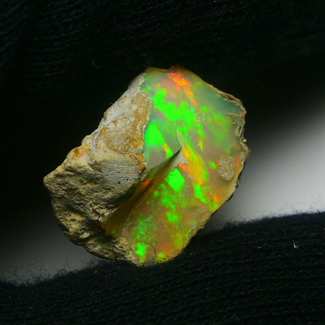 White Opal 10.00 Carats | Natural White Ethiopian Opal Rough - Ready for Cutting & Jewelry!