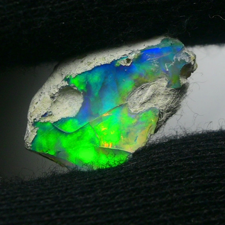 White Opal 9.10 Carats | Natural White Ethiopian Opal Rough - Ready for Cutting & Jewelry!