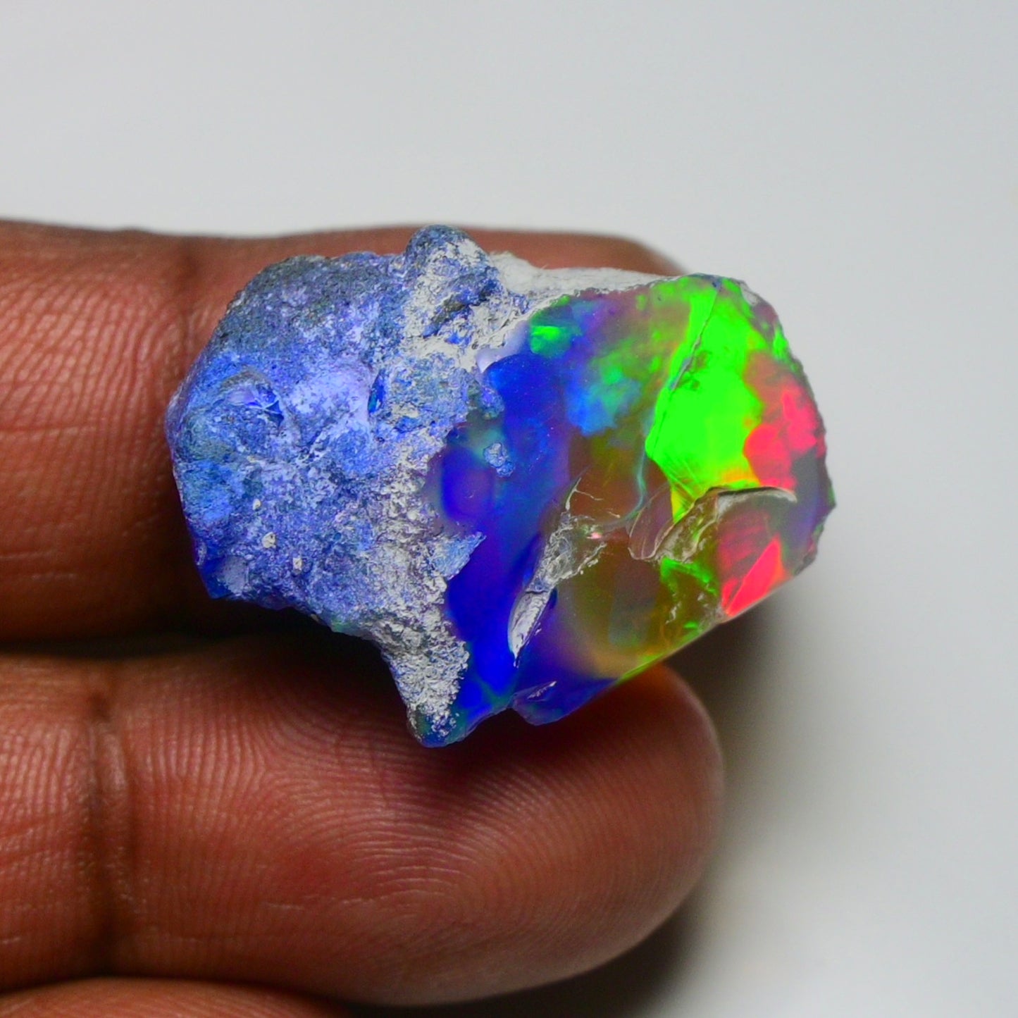 Rare Black Opal 23.55 Carats | Natural Black Ethiopian Opal Rough - Ready for Cutting & Jewelry!