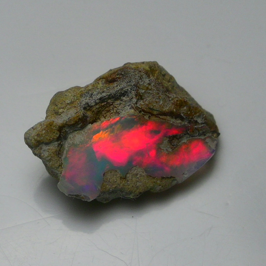 White Opal 9.15 Carats | Natural White Ethiopian Opal Rough - Ready for Cutting & Jewelry!