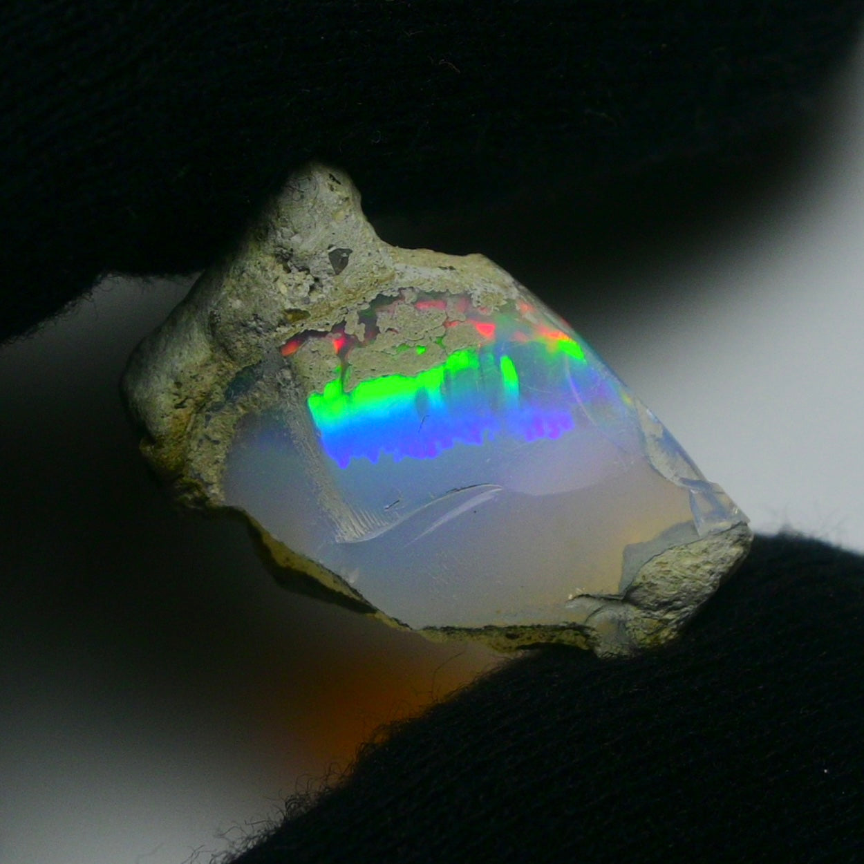 White Opal 17.10 Carats | Natural White Ethiopian Opal Rough - Ready for Cutting & Jewelry!