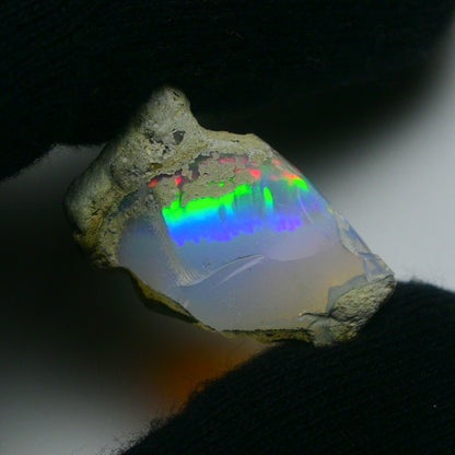 White Opal 17.10 Carats | Natural White Ethiopian Opal Rough - Ready for Cutting & Jewelry!