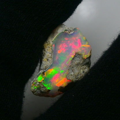 White Opal 11.45 Carats | Natural White Ethiopian Opal Rough - Ready for Cutting & Jewelry!