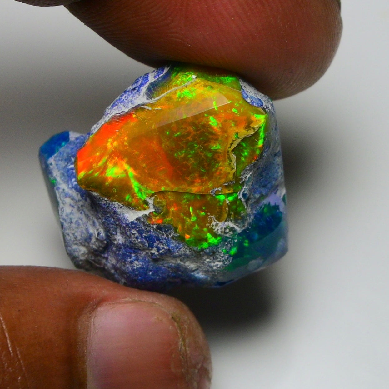 Rare Black Opal 38.75 Carats | Natural Black Ethiopian Opal Rough - Ready for Cutting & Jewelry!