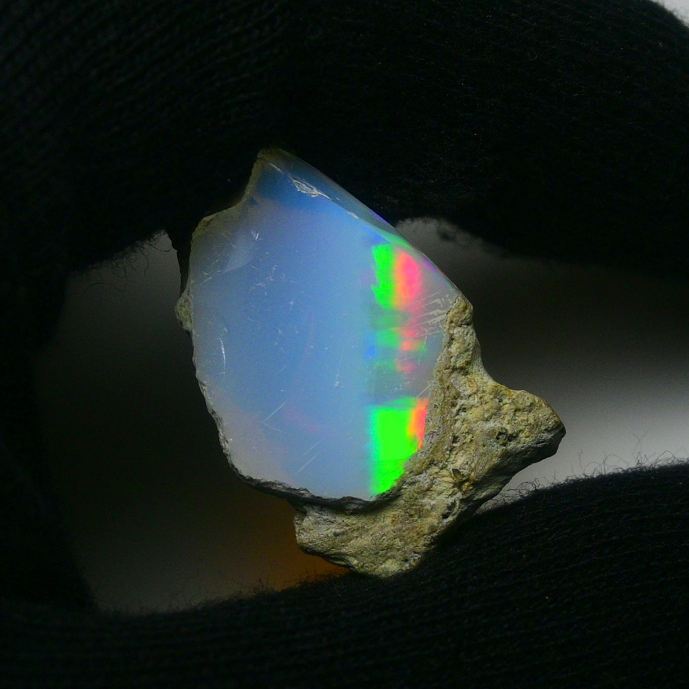 White Opal 17.10 Carats | Natural White Ethiopian Opal Rough - Ready for Cutting & Jewelry!