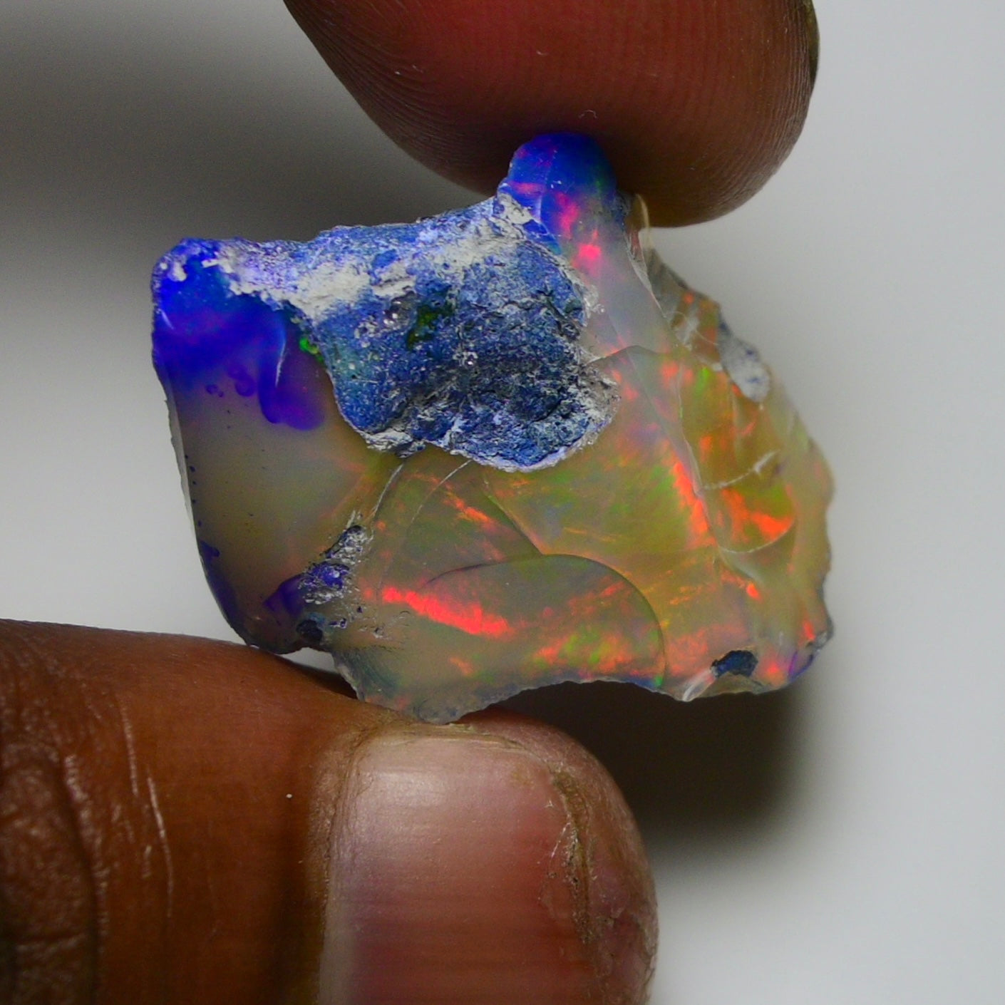 Rare Black Opal 34.35 Carats | Natural Black Ethiopian Opal Rough - Ready for Cutting & Jewelry!