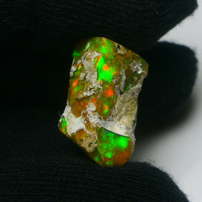 White Opal 17.25 Carats | Natural White Ethiopian Opal Rough - Ready for Cutting & Jewelry!