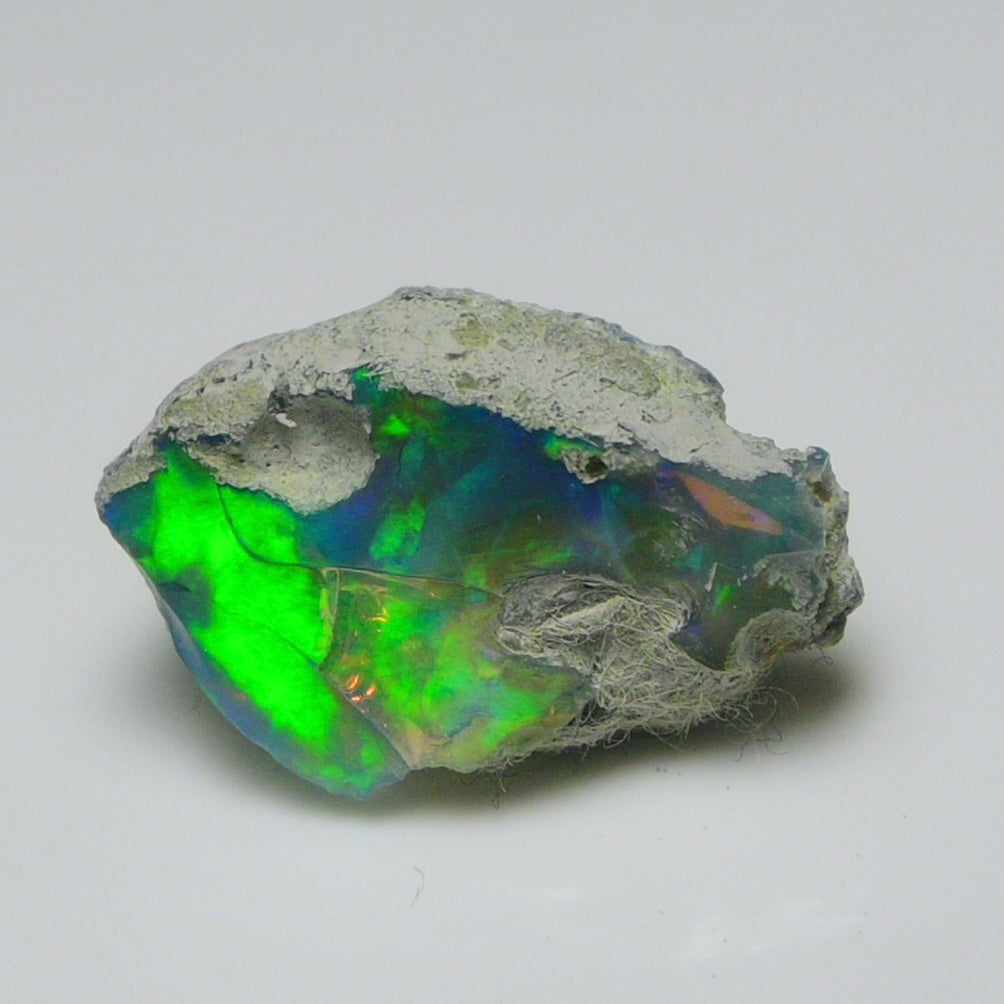 White Opal 9.10 Carats | Natural White Ethiopian Opal Rough - Ready for Cutting & Jewelry!