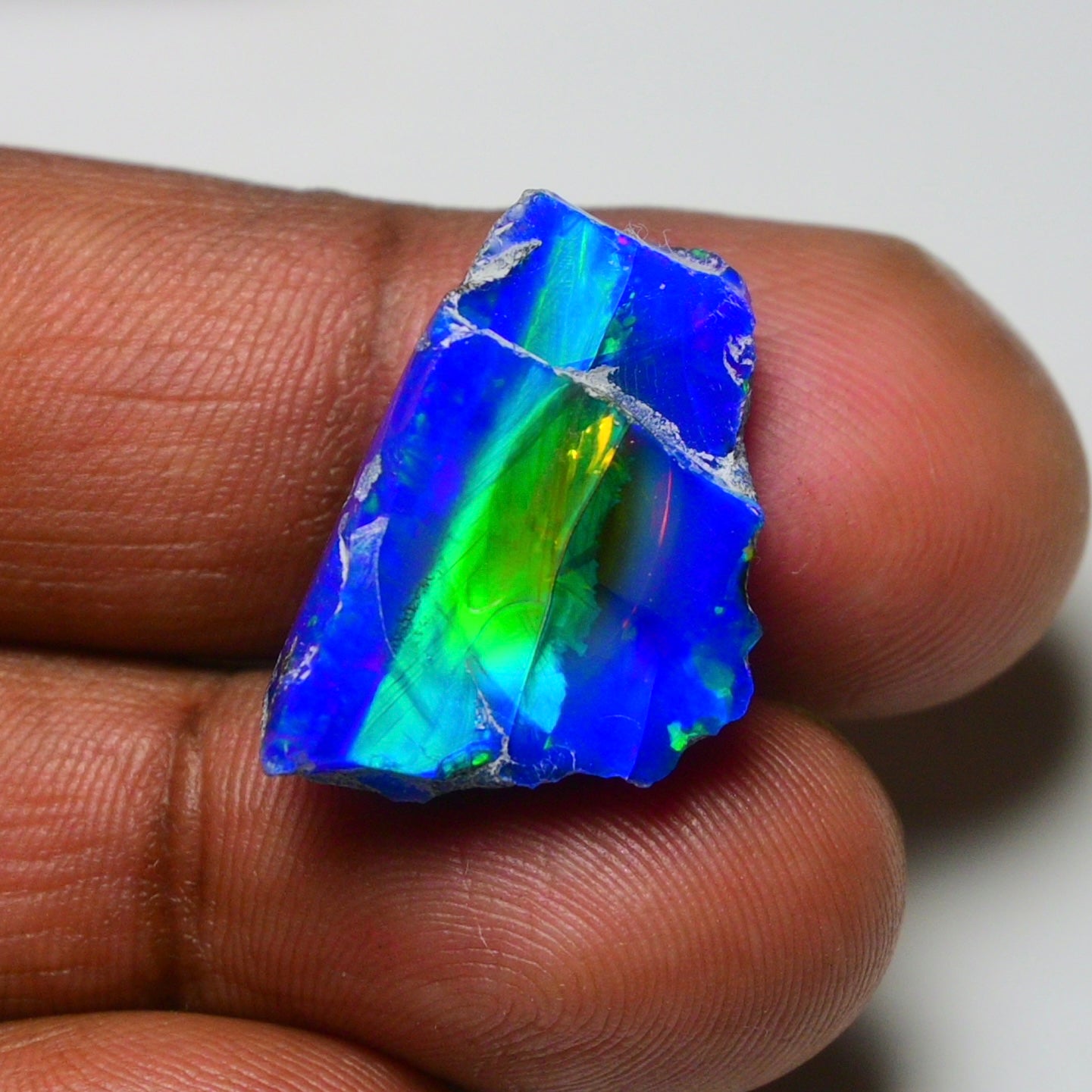 Rare Black Opal 16.10 Carats | Natural Black Ethiopian Opal Rough - Ready for Cutting & Jewelry!