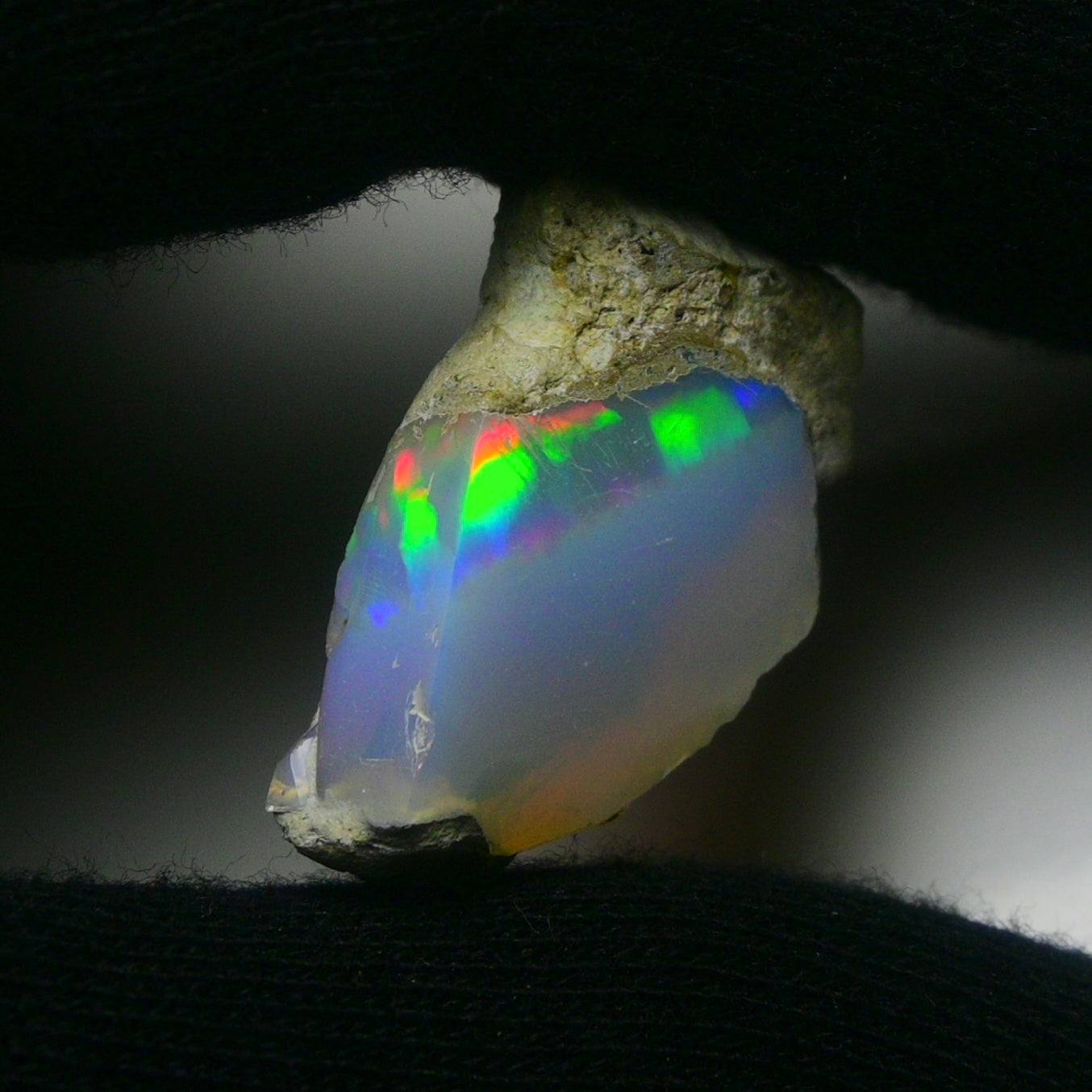 White Opal 17.10 Carats | Natural White Ethiopian Opal Rough - Ready for Cutting & Jewelry!