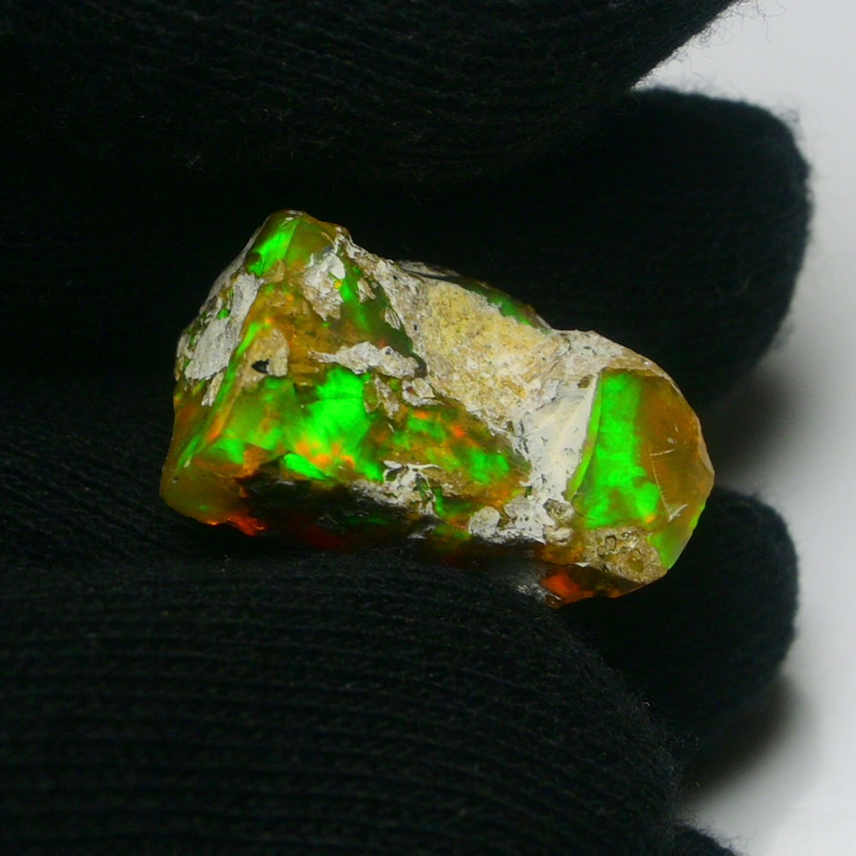 White Opal 17.25 Carats | Natural White Ethiopian Opal Rough - Ready for Cutting & Jewelry!