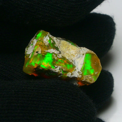 White Opal 17.25 Carats | Natural White Ethiopian Opal Rough - Ready for Cutting & Jewelry!