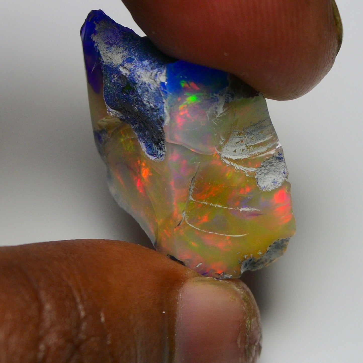 Rare Black Opal 34.35 Carats | Natural Black Ethiopian Opal Rough - Ready for Cutting & Jewelry!