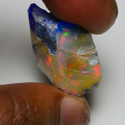 Rare Black Opal 34.35 Carats | Natural Black Ethiopian Opal Rough - Ready for Cutting & Jewelry!