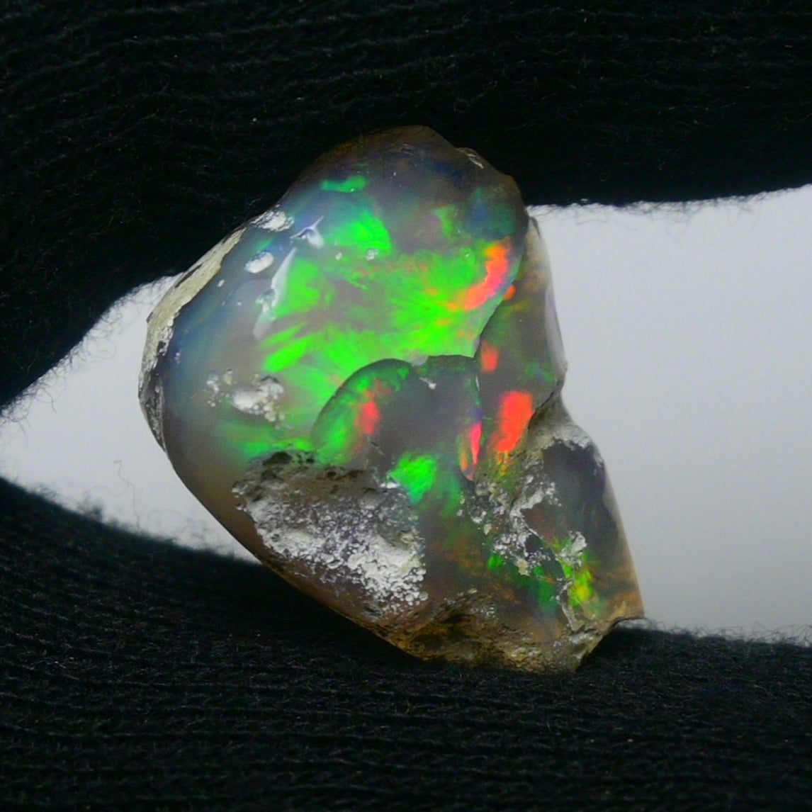 White Opal 15.00 Carats | Natural White Ethiopian Opal Rough - Ready for Cutting & Jewelry!