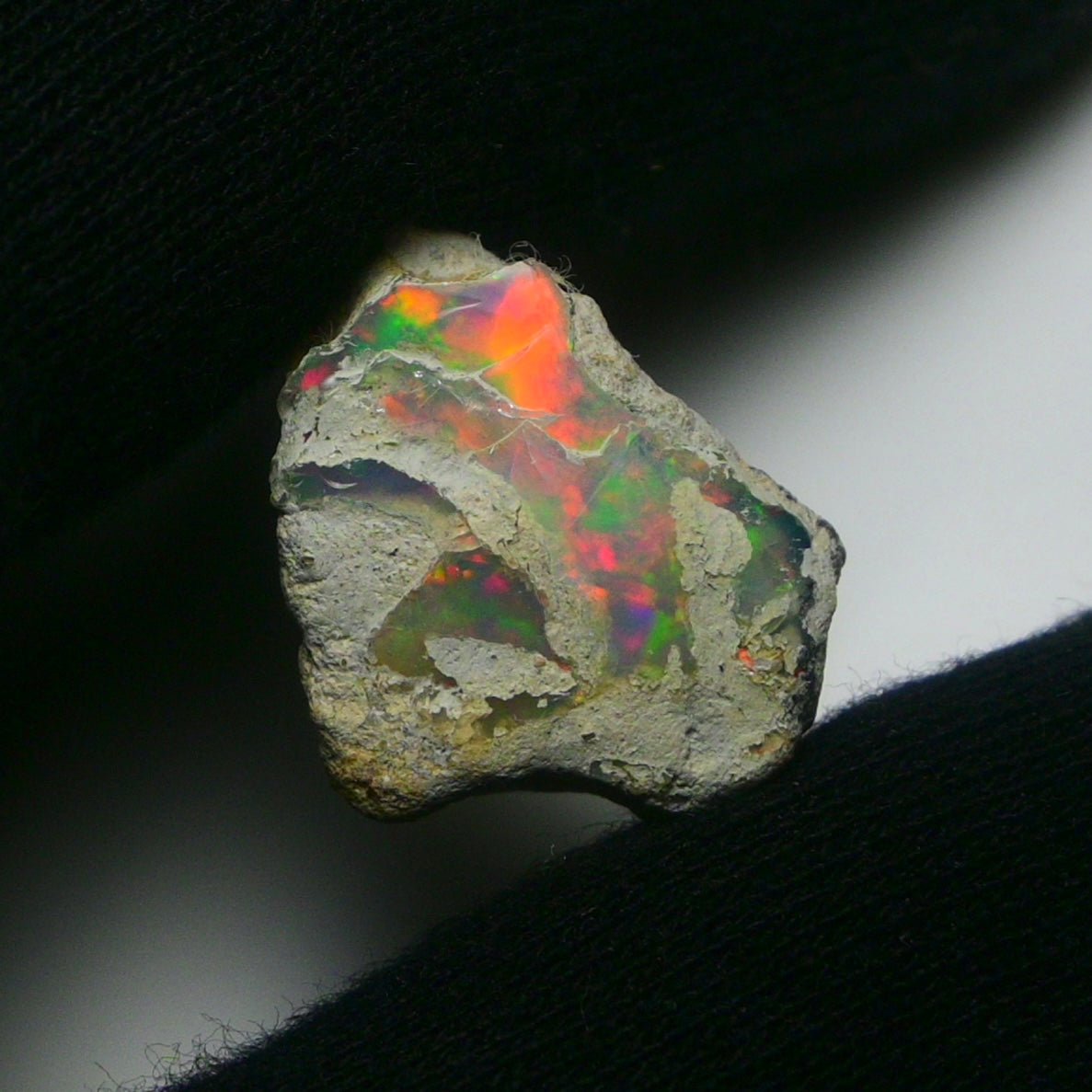 White Opal 16.65 Carats | Natural White Ethiopian Opal Rough - Ready for Cutting & Jewelry!