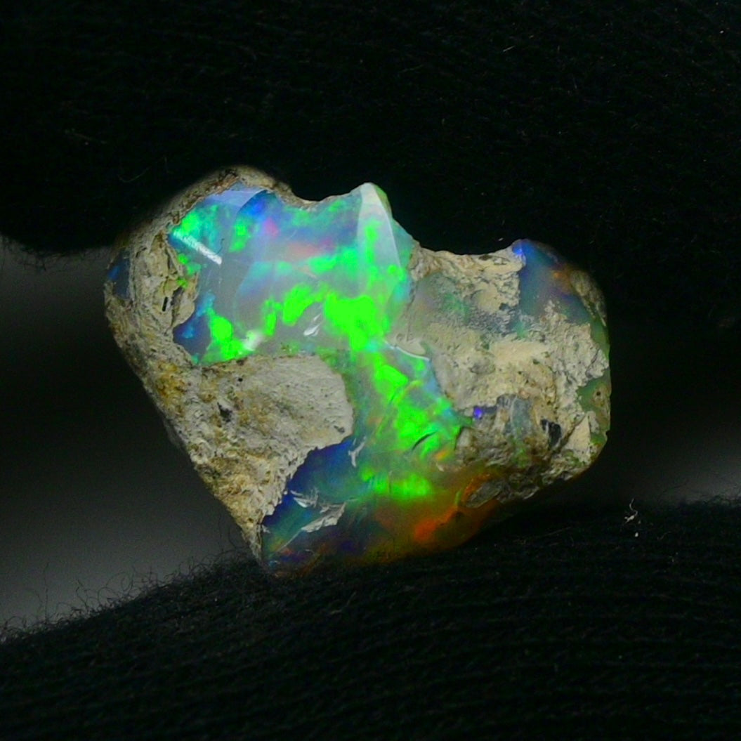 White Opal 13.85 Carats | Natural White Ethiopian Opal Rough - Ready for Cutting & Jewelry!