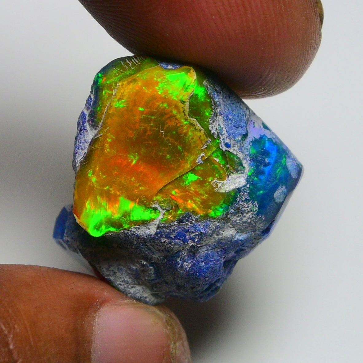 Rare Black Opal 38.75 Carats | Natural Black Ethiopian Opal Rough - Ready for Cutting & Jewelry!