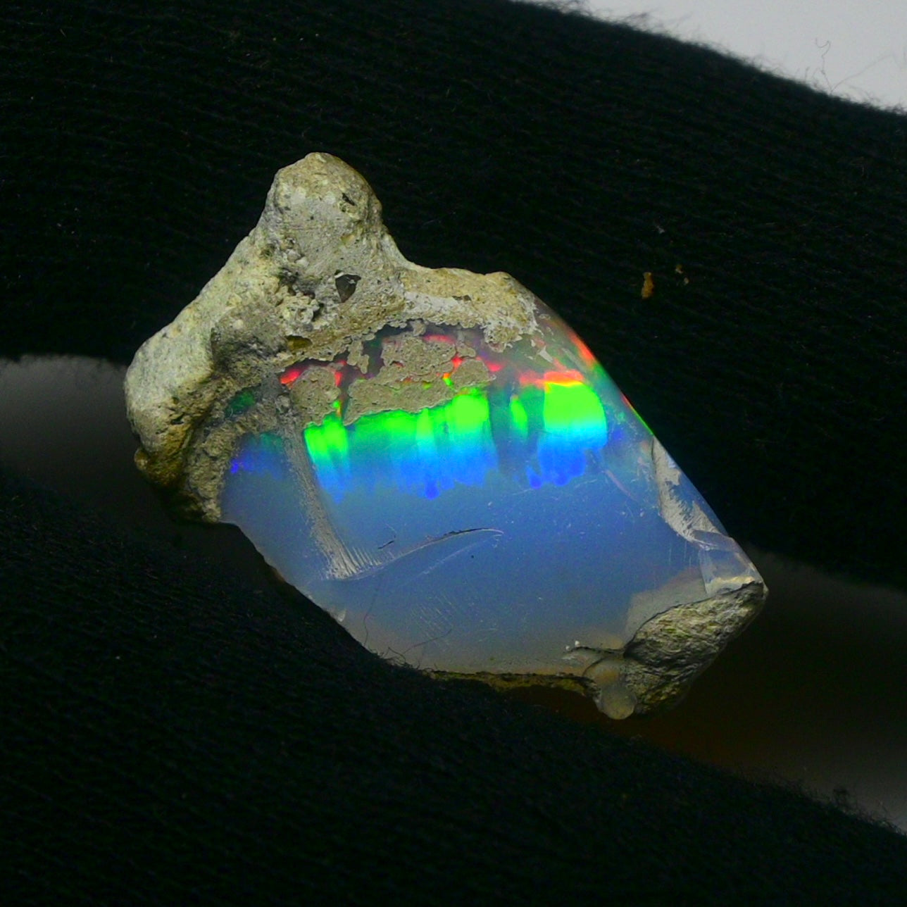 White Opal 17.10 Carats | Natural White Ethiopian Opal Rough - Ready for Cutting & Jewelry!