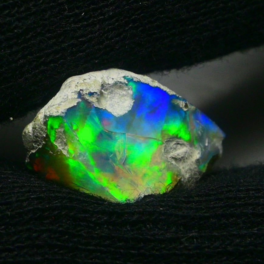 White Opal 9.10 Carats | Natural White Ethiopian Opal Rough - Ready for Cutting & Jewelry!