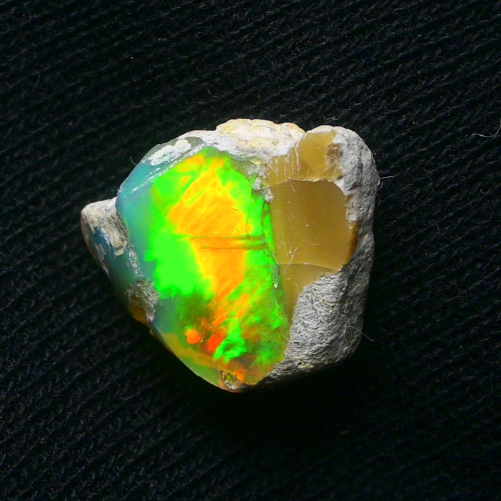 White Opal 7.50 Carats | Natural White Ethiopian Opal Rough - Ready for Cutting & Jewelry!
