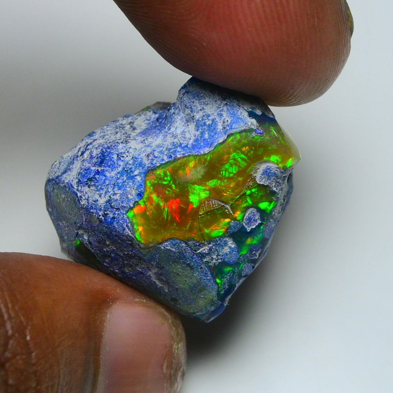 Rare Black Opal 38.75 Carats | Natural Black Ethiopian Opal Rough - Ready for Cutting & Jewelry!