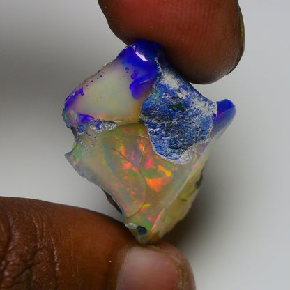 Rare Black Opal 34.35 Carats | Natural Black Ethiopian Opal Rough - Ready for Cutting & Jewelry!