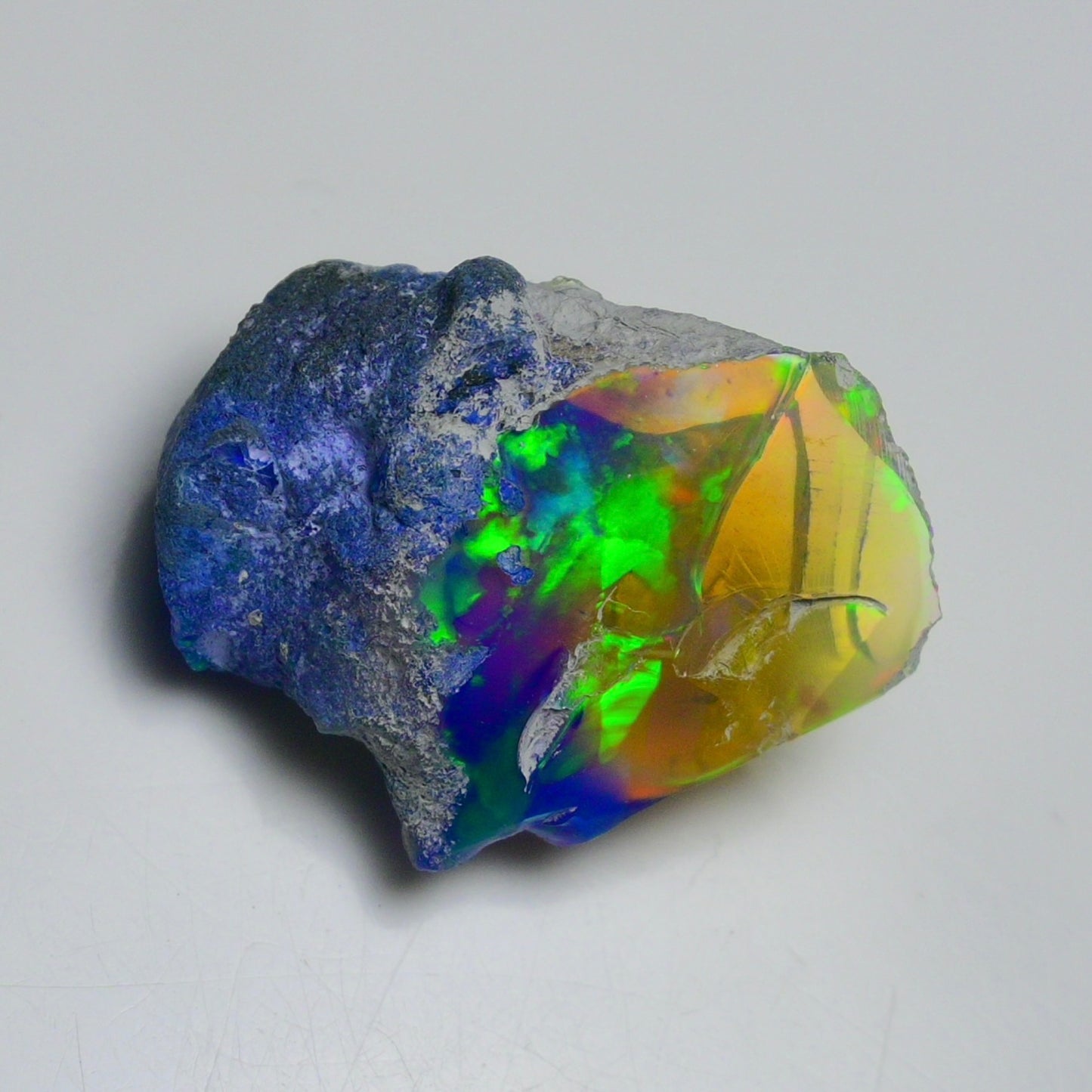 Rare Black Opal 23.55 Carats | Natural Black Ethiopian Opal Rough - Ready for Cutting & Jewelry!