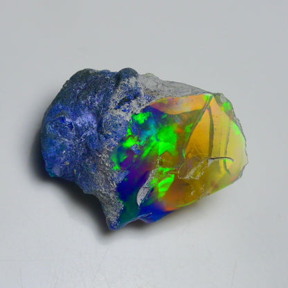 Rare Black Opal 23.55 Carats | Natural Black Ethiopian Opal Rough - Ready for Cutting & Jewelry!