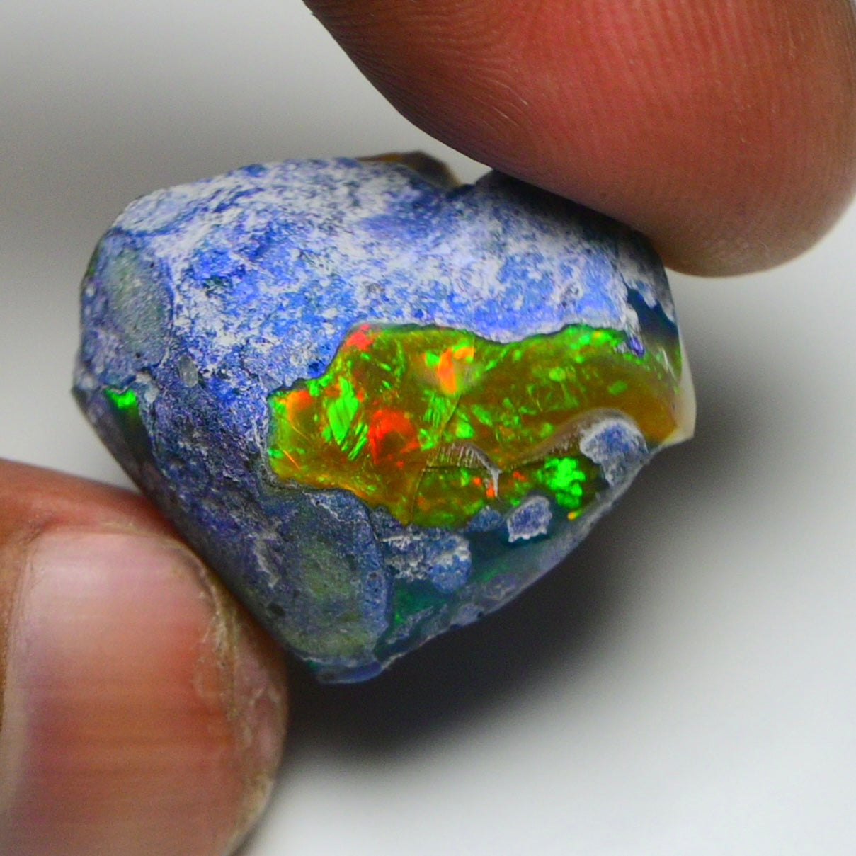 Rare Black Opal 38.75 Carats | Natural Black Ethiopian Opal Rough - Ready for Cutting & Jewelry!