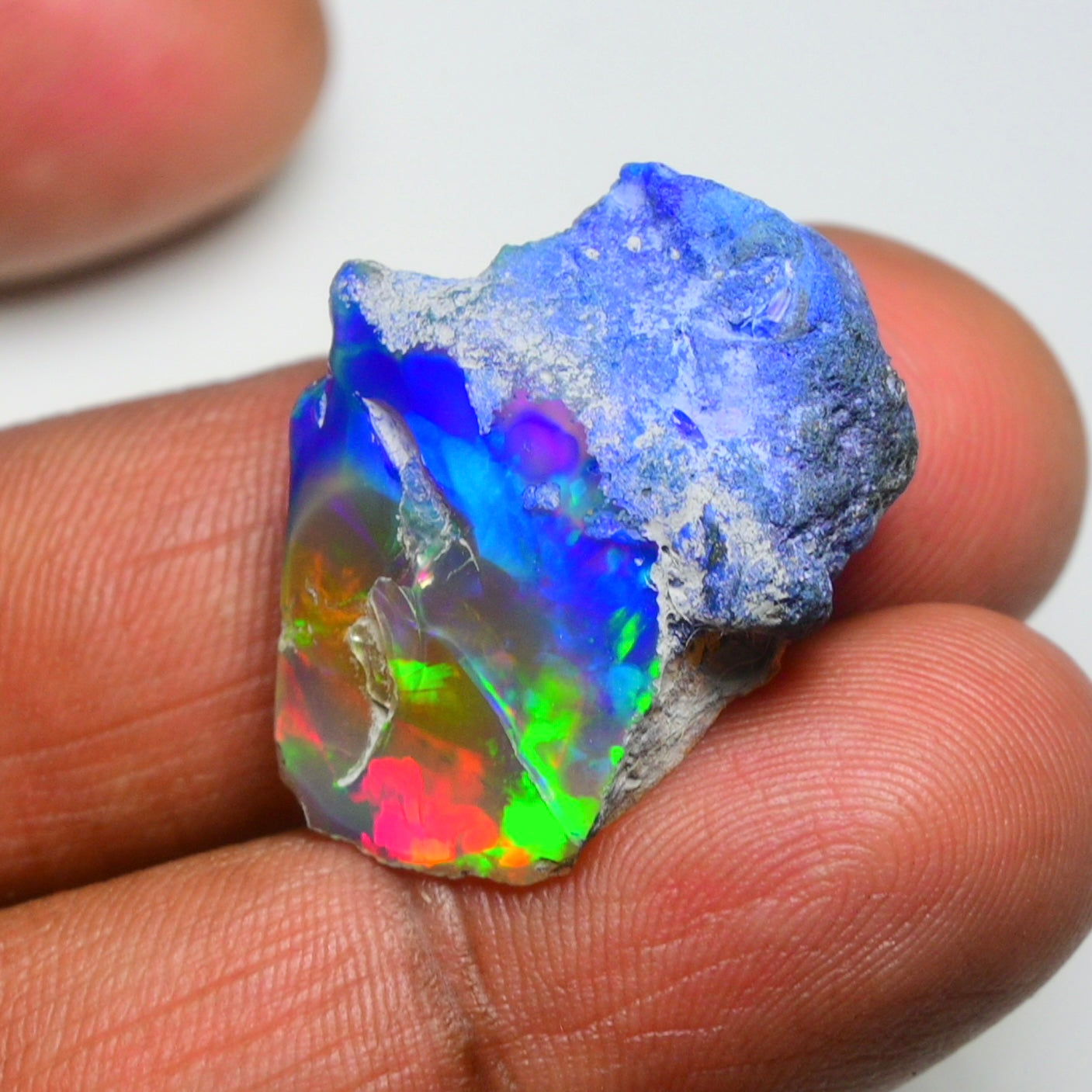 Rare Black Opal 23.55 Carats | Natural Black Ethiopian Opal Rough - Ready for Cutting & Jewelry!