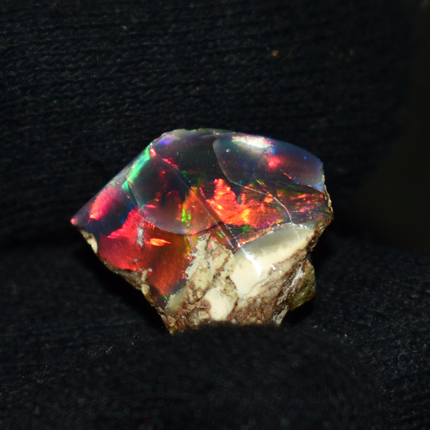 Black Opal Rough 10.85 Carats | Natural Ethiopian Opal Rough - Ready for Cutting & Jewelry | AAA Grade Opal Raw