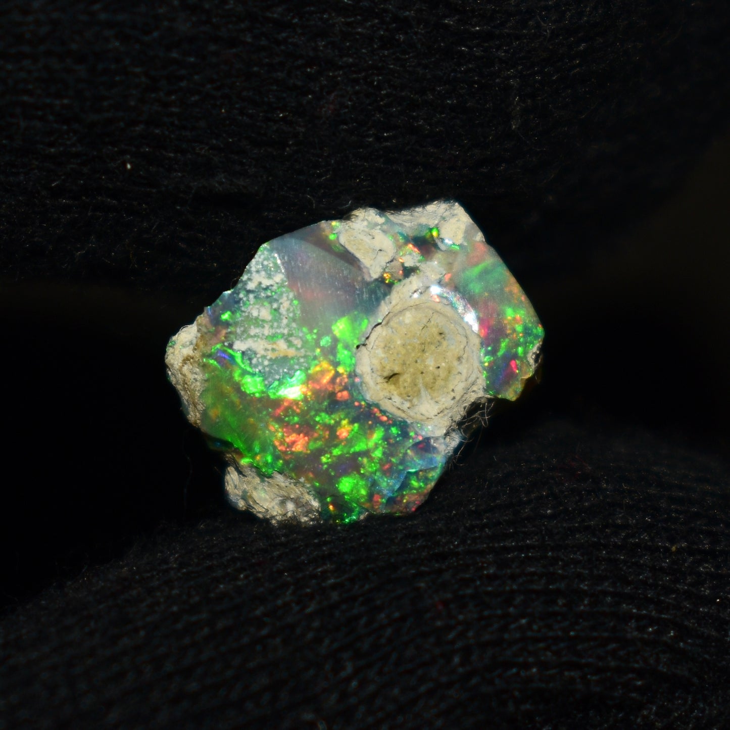 Black Opal Rough 6.70 Carats | Natural Ethiopian Opal Rough - Ready for Cutting & Jewelry | AAA Grade Opal Raw
