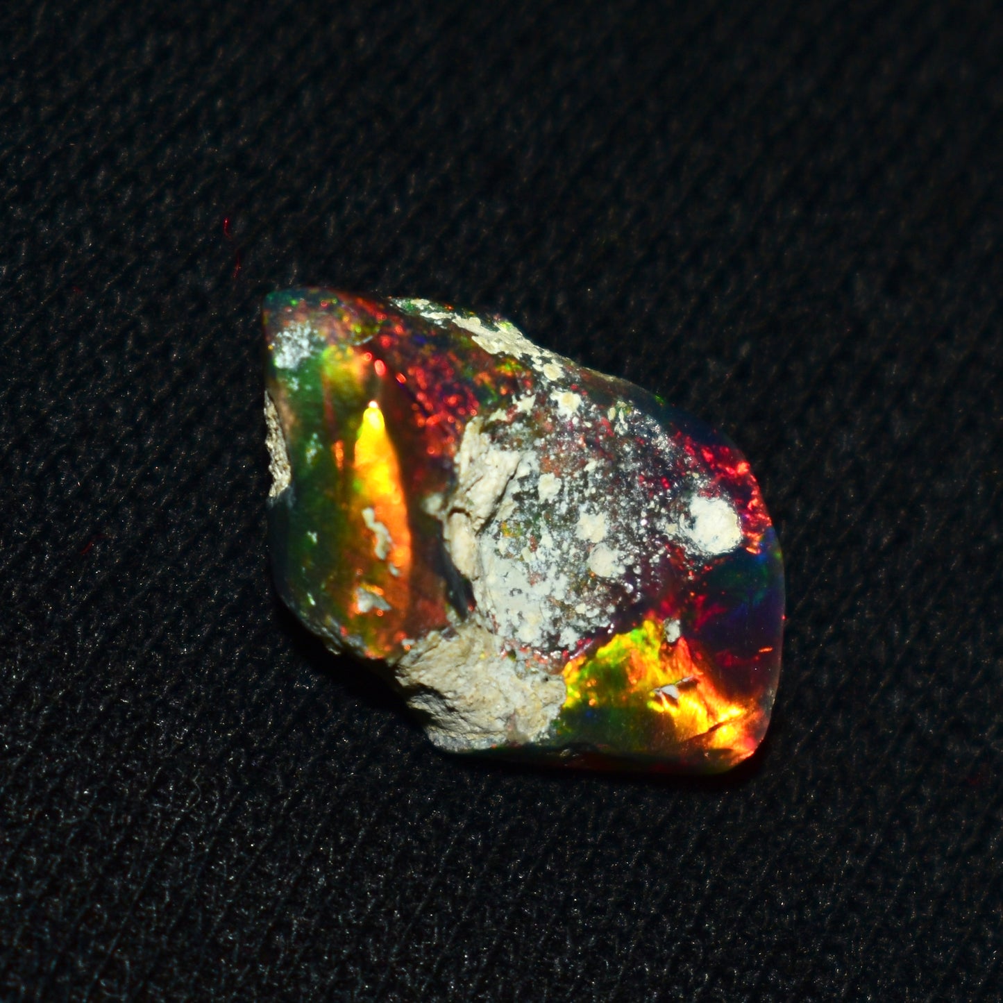 Black Opal Rough 7.25 Carats | Natural Ethiopian Opal Rough - Ready for Cutting & Jewelry | AAA Grade Opal Raw