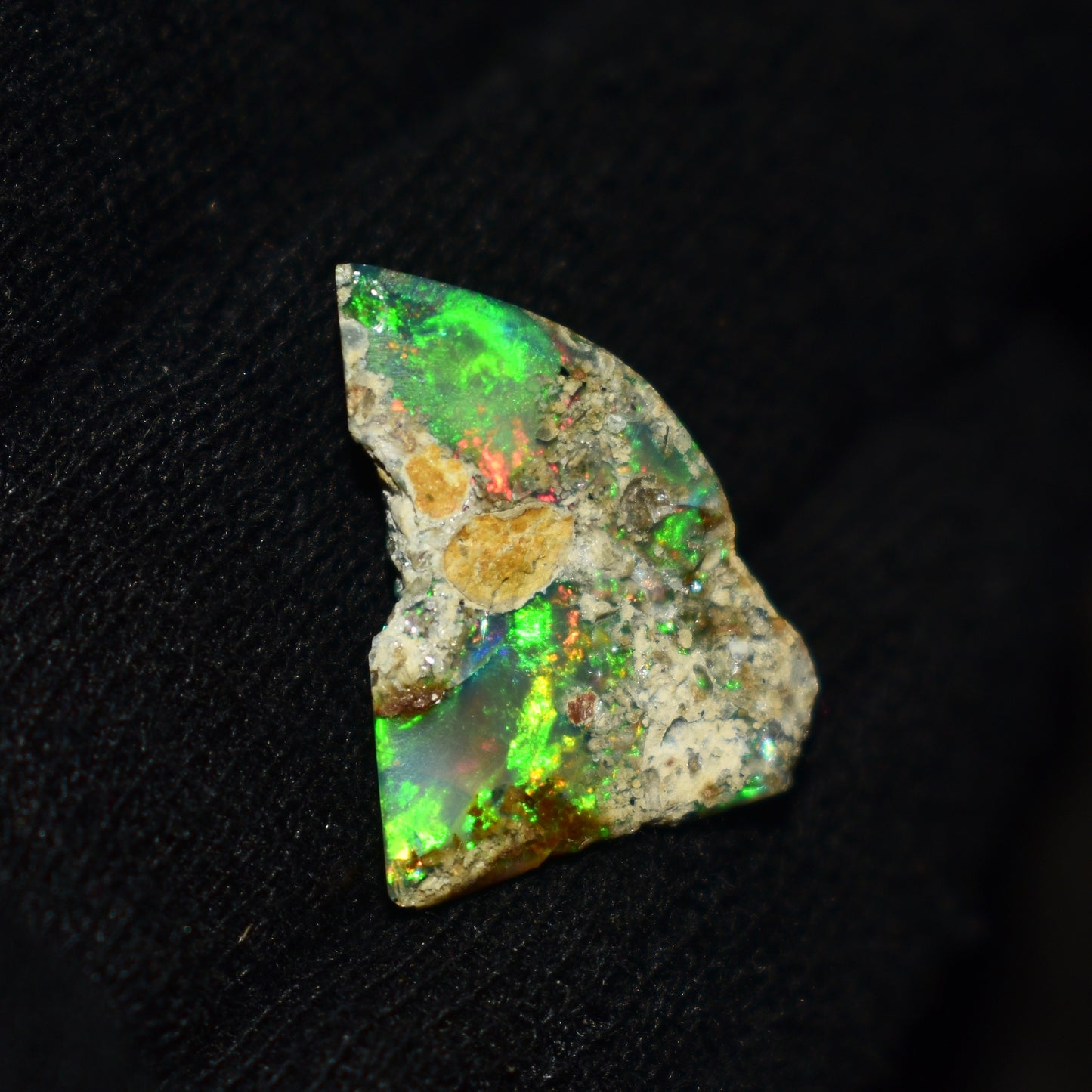 Black Opal Rough 7.40 Carats | Natural Ethiopian Opal Rough - Ready for Cutting & Jewelry | AAA Grade Opal Raw