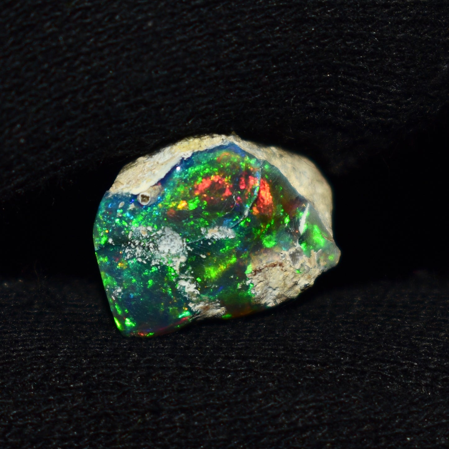 Black Opal Rough 9.05 Carats | Natural Ethiopian Opal Rough - Ready for Cutting & Jewelry | AAA Grade Opal Raw