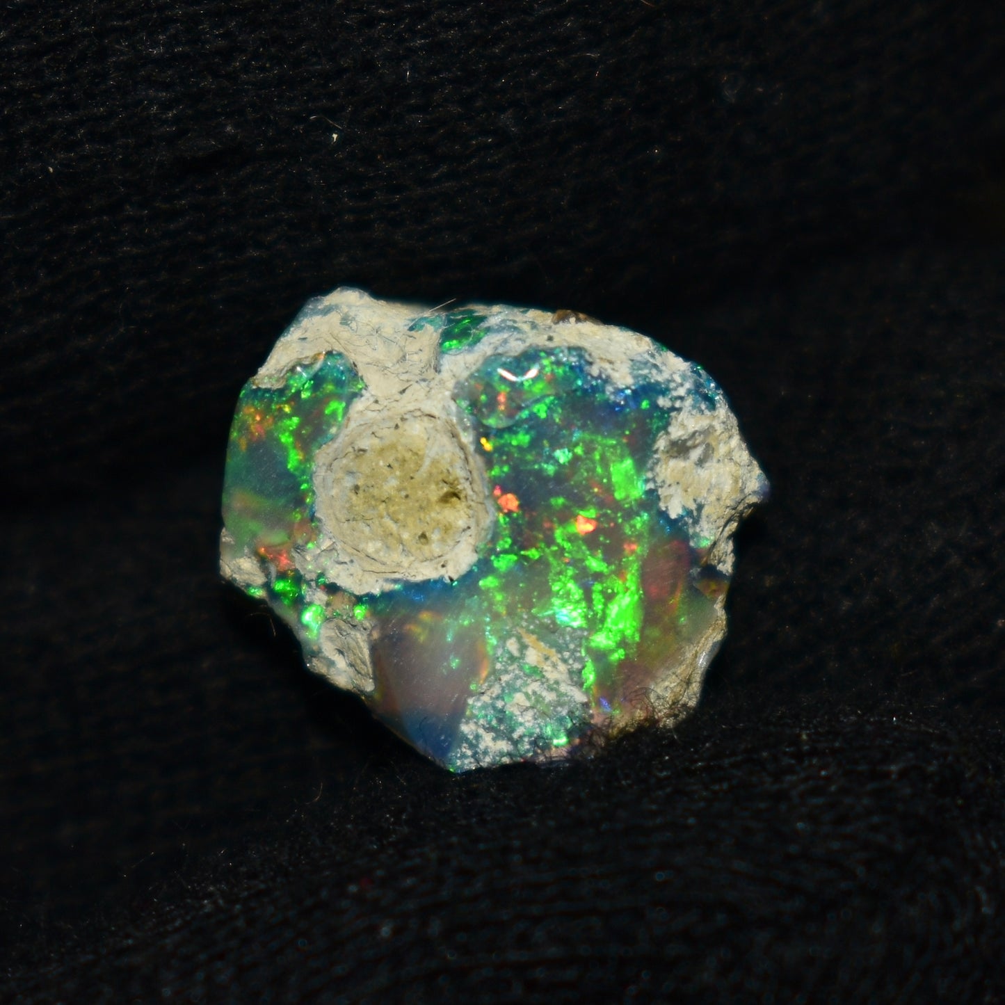 Black Opal Rough 6.70 Carats | Natural Ethiopian Opal Rough - Ready for Cutting & Jewelry | AAA Grade Opal Raw